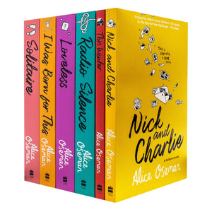 Alice Oseman 6 Books Collection Set (Solitaire, Loveless, This Winter, Radio Silence, Nick And Charlie, I Was Born For This)