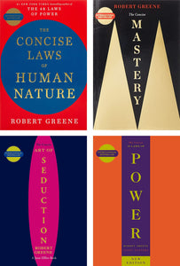 4 Books Set By Robert Greene [The Concise Laws Of Human Nature; The Concise Mastery; The Concise 48 Laws Of Power & The Concise Art Of Seduction] [Paperback, 2020]